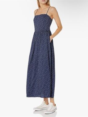 Goodthreads Georgette Smocked-Back Cabo Maxi Dress. Size Small